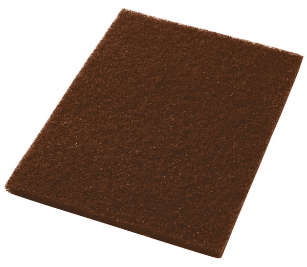 Rectangular Brown Stripping floor pad